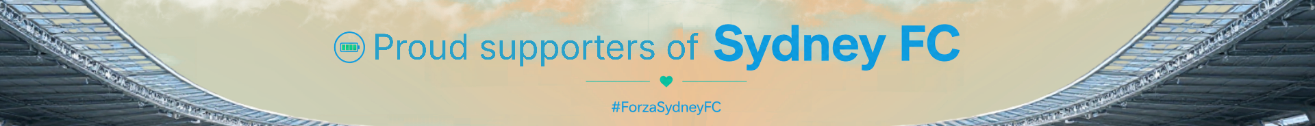 Proud supporters of Sydney FC — #ForzaSydneyFC